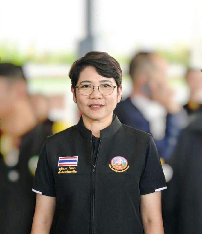 นางสาวสุมิตรา วัฒนา อธิบดีกรมพัฒนาที่ดิน เผยผลสำเร็จฟื้นฟูดินเปรี้ยวทุ่งรังสิตปี 69