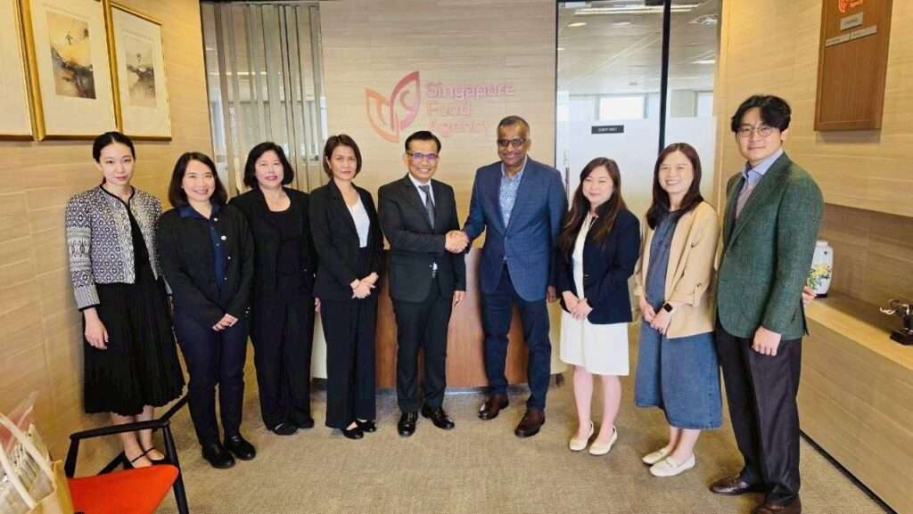 คณะผู้แทนไทยและสำนักงานอาหารสิงคโปร์ (SFA) ร่วมยินดีในความร่วมมือการค้าสินค้าปศุสัตว์