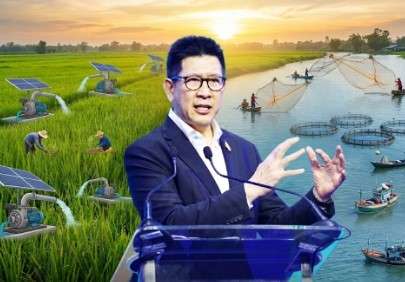 นายเอกนิติ นิติทัณฑ์ประภาศ รองนายกรัฐมนตรี แถลงนโยบายรับมือวิกฤตพลังงานและแผนช่วยเกษตรกร