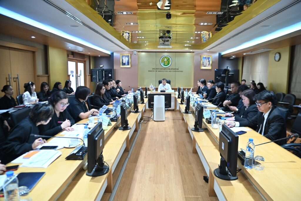 บรรยากาศการประชุมคณะทำงานติดตามแก้ไขปัญหาการส่งออกสินค้าเกษตร ณ กระทรวงเกษตรฯ